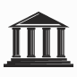 Logo with a background