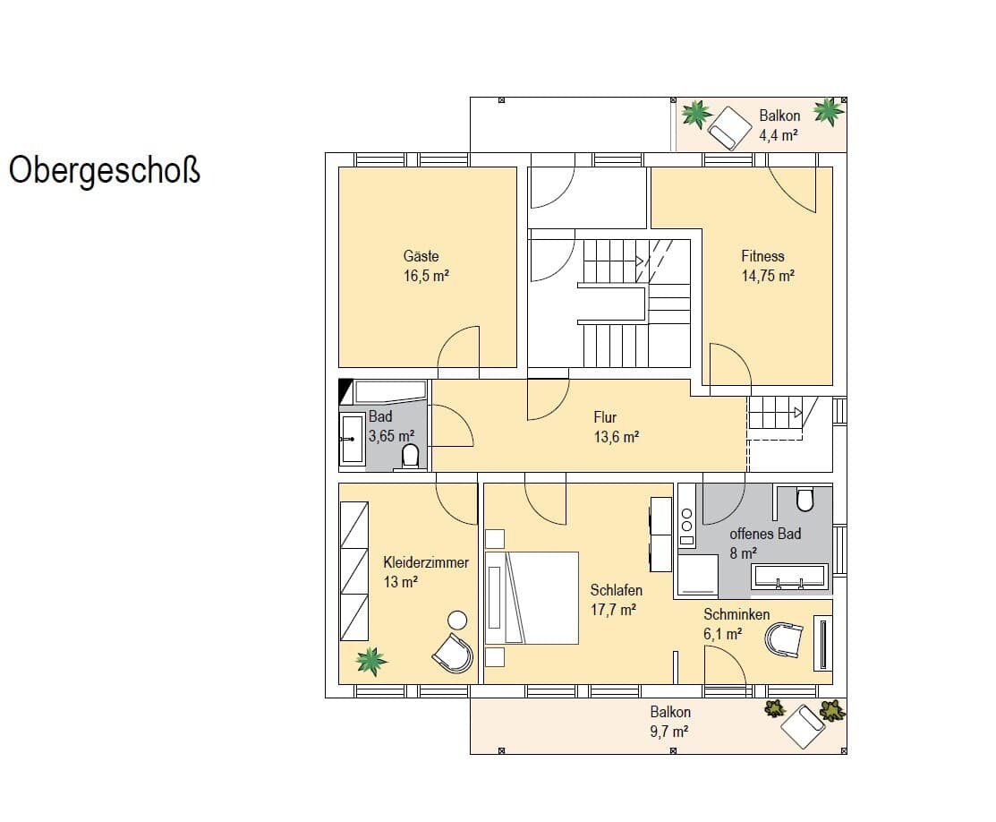 AS IMMOBILIEN: fully furnished duplex condo 3br 3 bath garage fitted kitchen - Wiesbaden Breckenheim