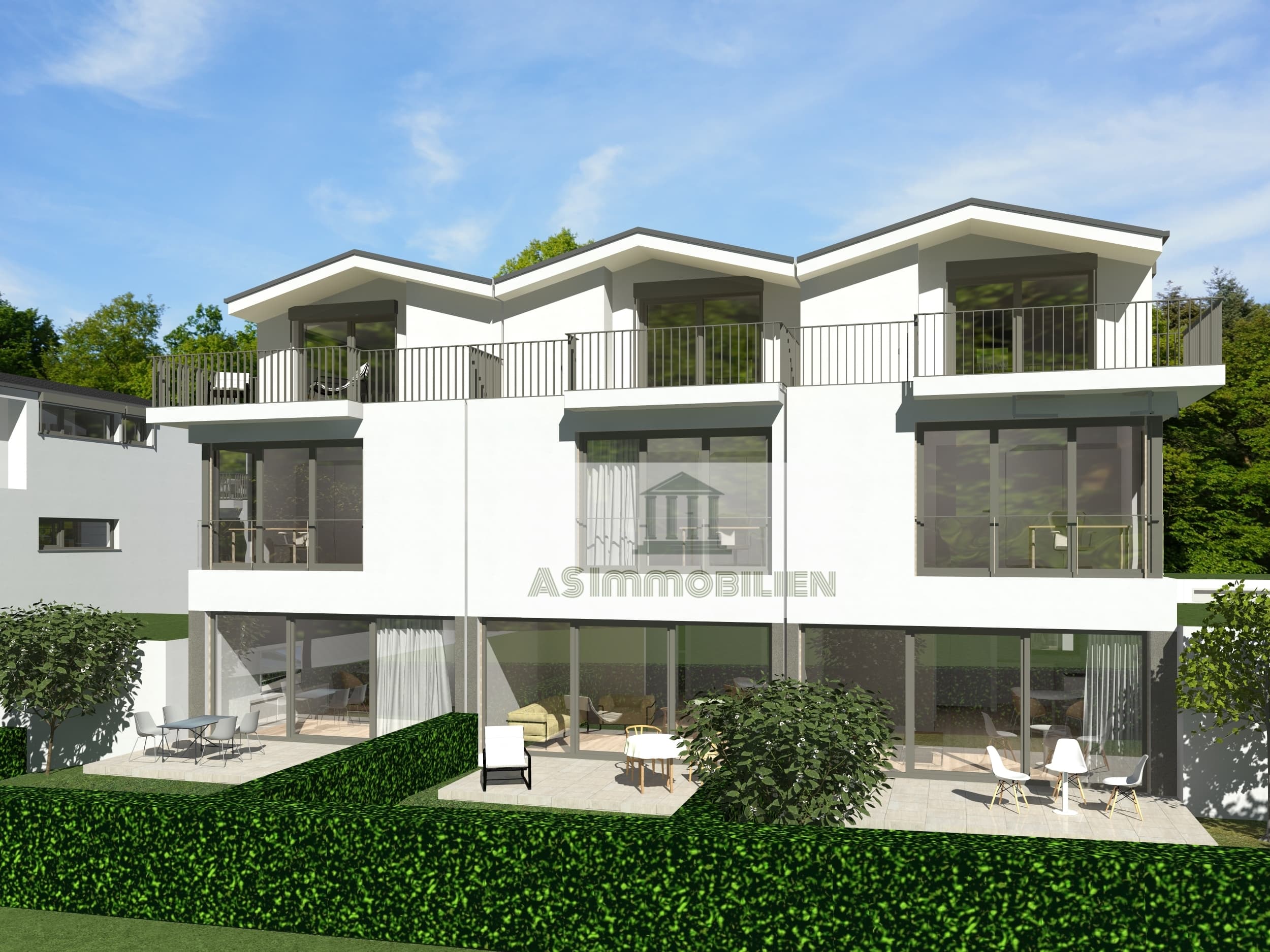 AS IMMOBILIEN: Neubau | Reihenendhaus (REH) mit Garten & Garage | Wiesbaden Südost - provisionsfrei