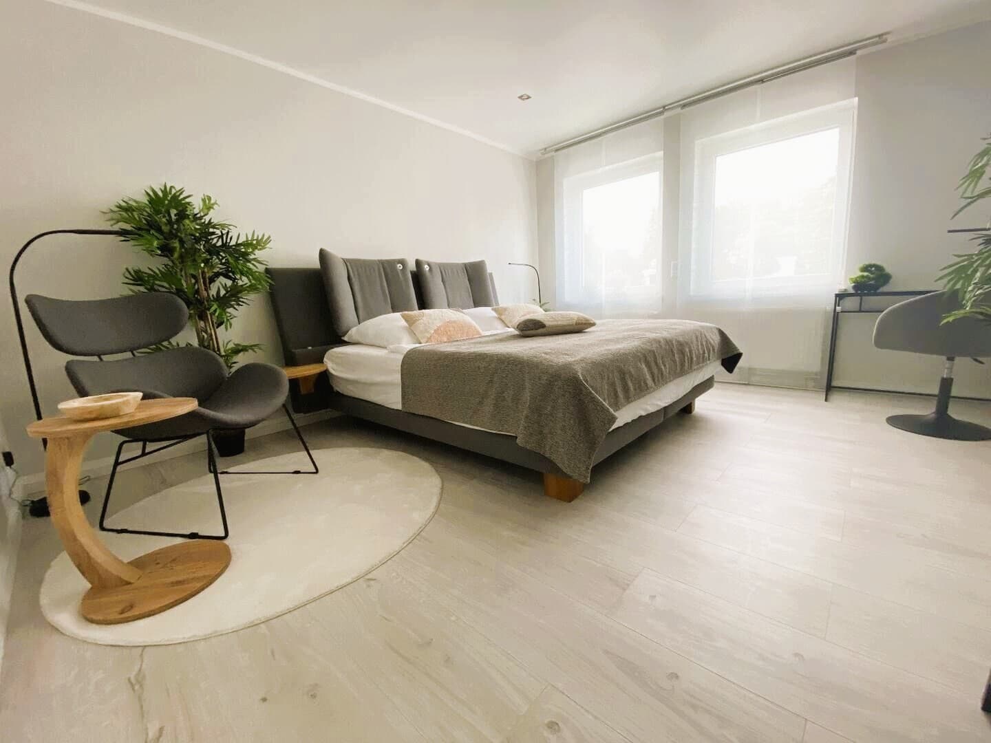 AS IMMOBILIEN: fully furnished duplex condo 3br 3 bath garage fitted kitchen - Wiesbaden Breckenheim