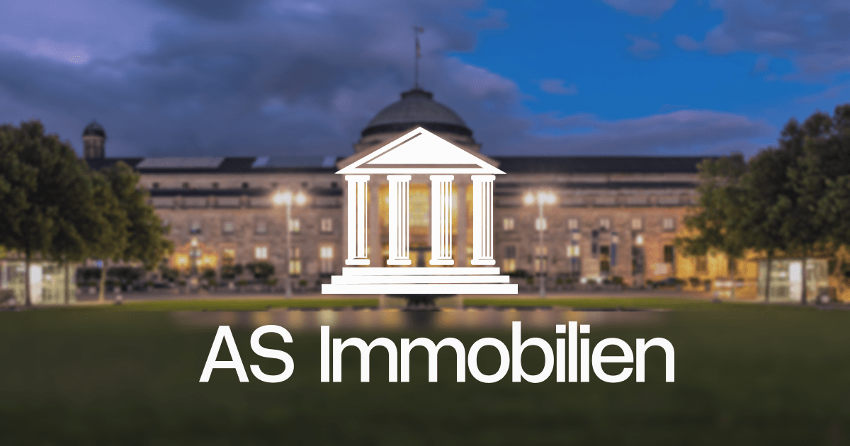 AS Immobilien Wiesbaden – Immobilienmakler vor dem Kurhaus Wiesbaden